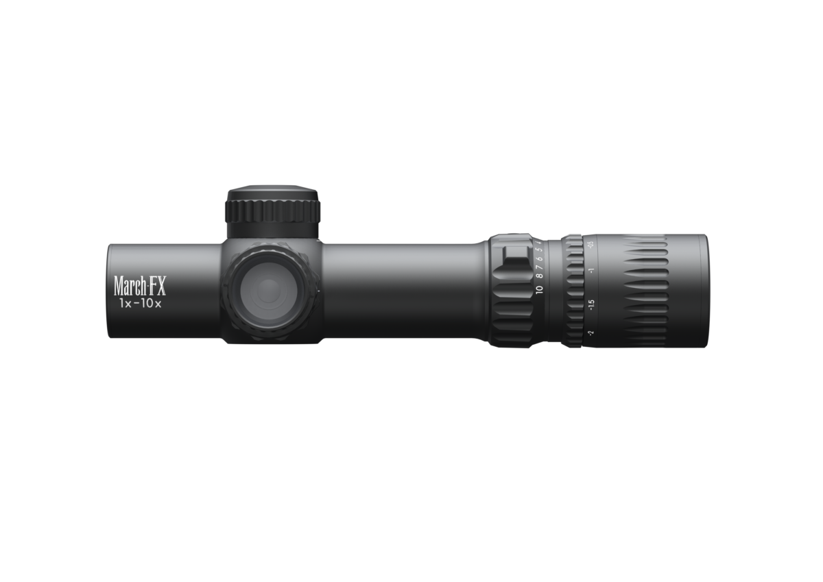 1-10x24mm Shorty FFP Reticle 34mm Tube Capped Knobs D10SV24FIMLN34 - Image 2