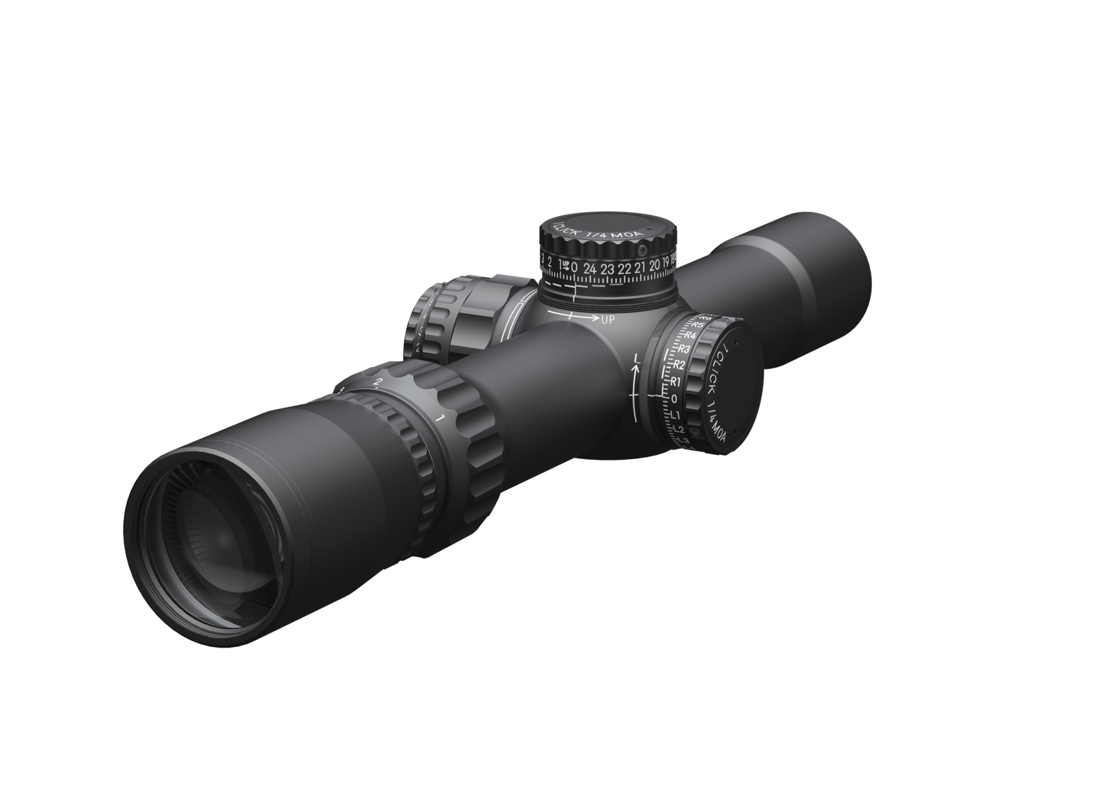 1-10x24mm 2nd Focal illuminated 30mm Tube March Compact D10V24I - Image 2
